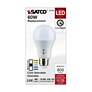 4_60W Equivalent Satco White 8.8W LED Dimmable Standard Bulb more views