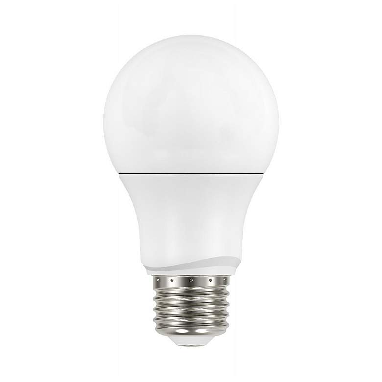 Image 1 60W Equivalent Standard Base Frosted A19 9.5W LED Bulbs 4-Pack by Satco