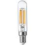 60W Equivalent T6 Clear 5.5W LED Dimmable E12 Base Bulb