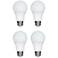 60W Equivalent Tesler 9W LED Dimmable Standard 4-Pack A Bulb