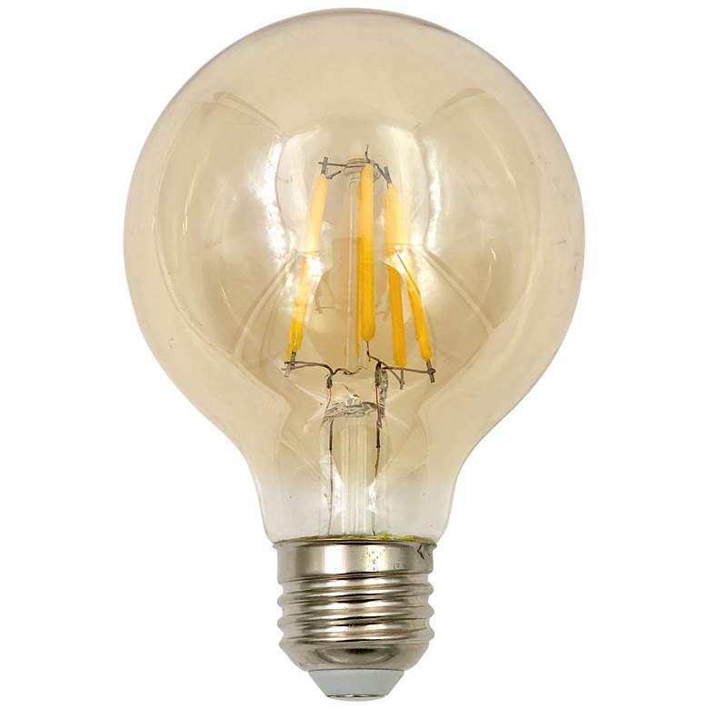 Image 1 60W Equivalent Tesler Amber 8W LED Dimmable Standard Bulb