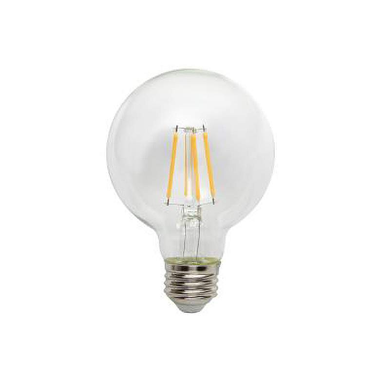 Image 1 60W Equivalent Tesler Clear 4.5W LED Dimmable Standard G25