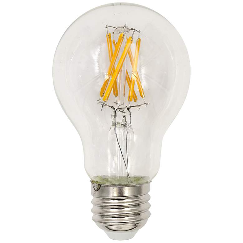 Image 1 60W Equivalent Tesler Clear 7W LED Dimmable E26 A19 Bulb