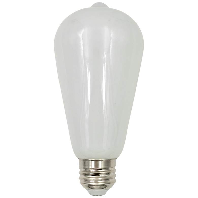 Image 1 60W Equivalent Tesler Milky 7W LED Dimmable ST21 Bulb