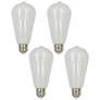60W Equivalent Tesler Milky 7W LED Dimmable Standard 4-Pack