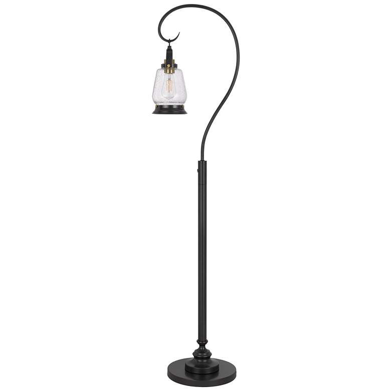 Image 1 60W Terni Floor Lamp with Bubbled Glass