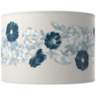 Color Plus Double Gourd 29 1/2&quot; Rose Bouquet Oceanside Blue Table Lamp