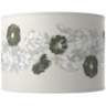 Deep Lichen Green Rose Bouquet Apothecary Table Lamp