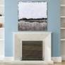 Thumbnail1 of White Atmosphere 48" Square Framed Canvas Wall Art in scene