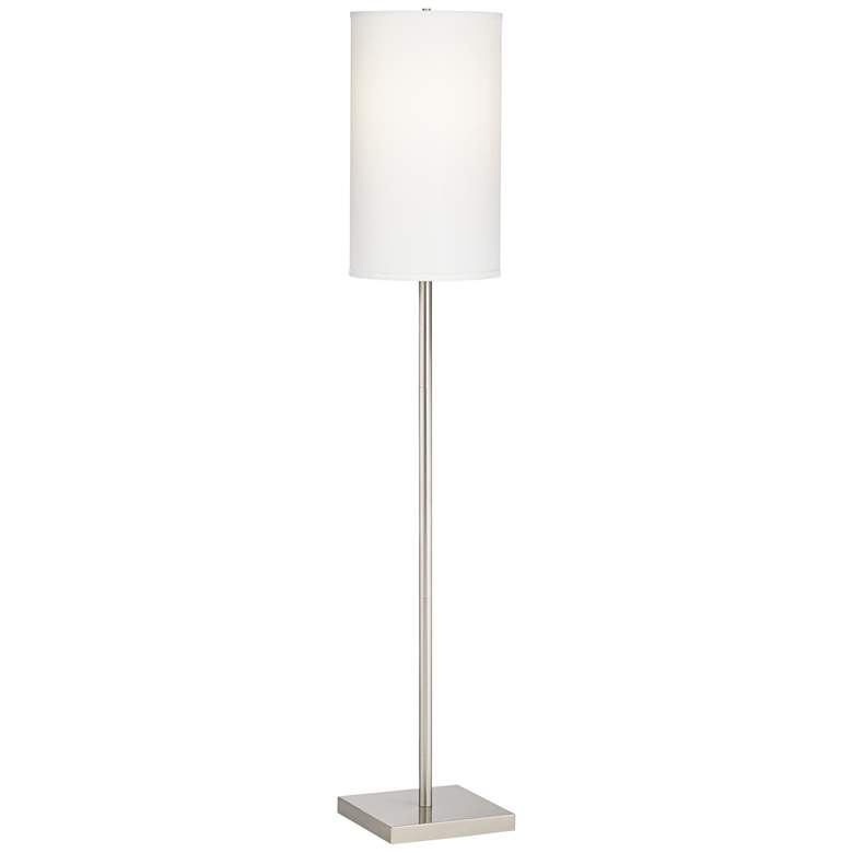 Image 1 61D50 - 59"H Square Base Floor Lamp w/Push-thru Socket