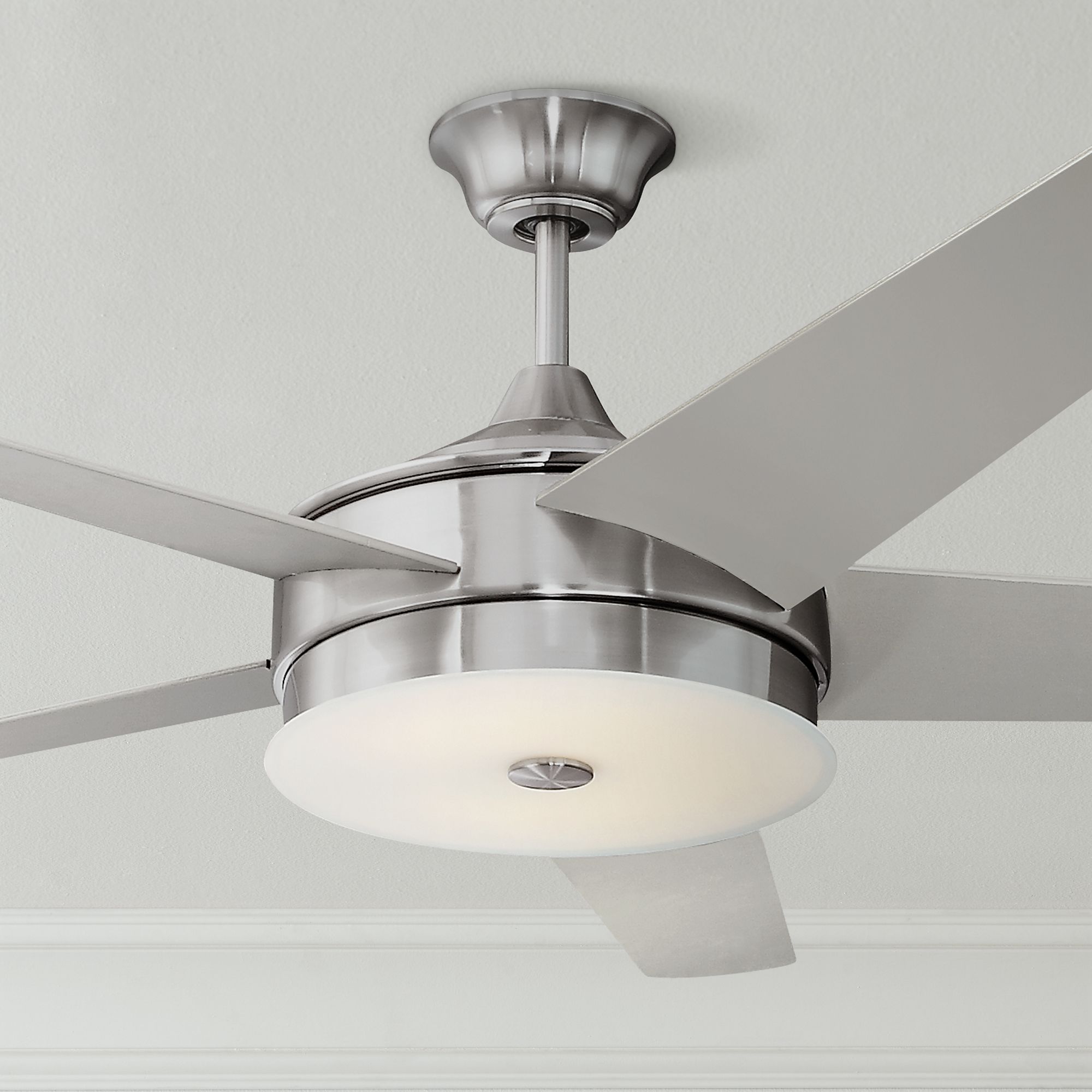 60 In. Span Or Larger, Glam Luxe, Ceiling Fan With Light Kit, Ceiling
