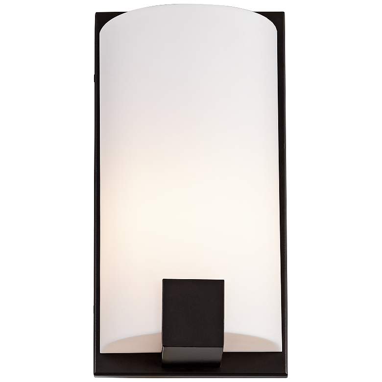 Image 1 61D76 - 12.5"H Bronze and Acrylic Sconce