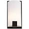 61D76 - 12.5"H Bronze and Acrylic Sconce