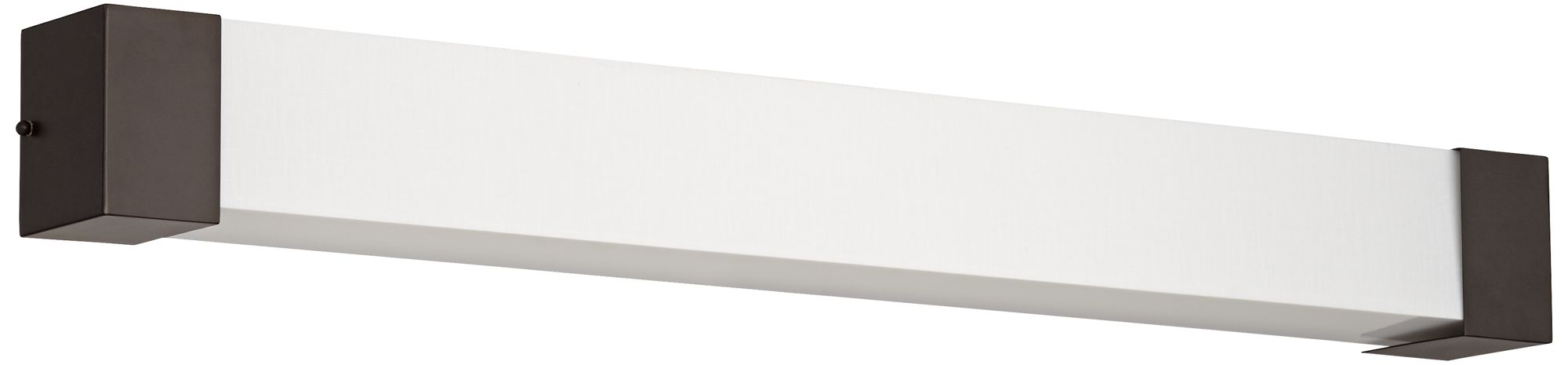 61D83 - 41.5&amp;quot;W  Bronze Vanity Light w/Acrylic Diffuser