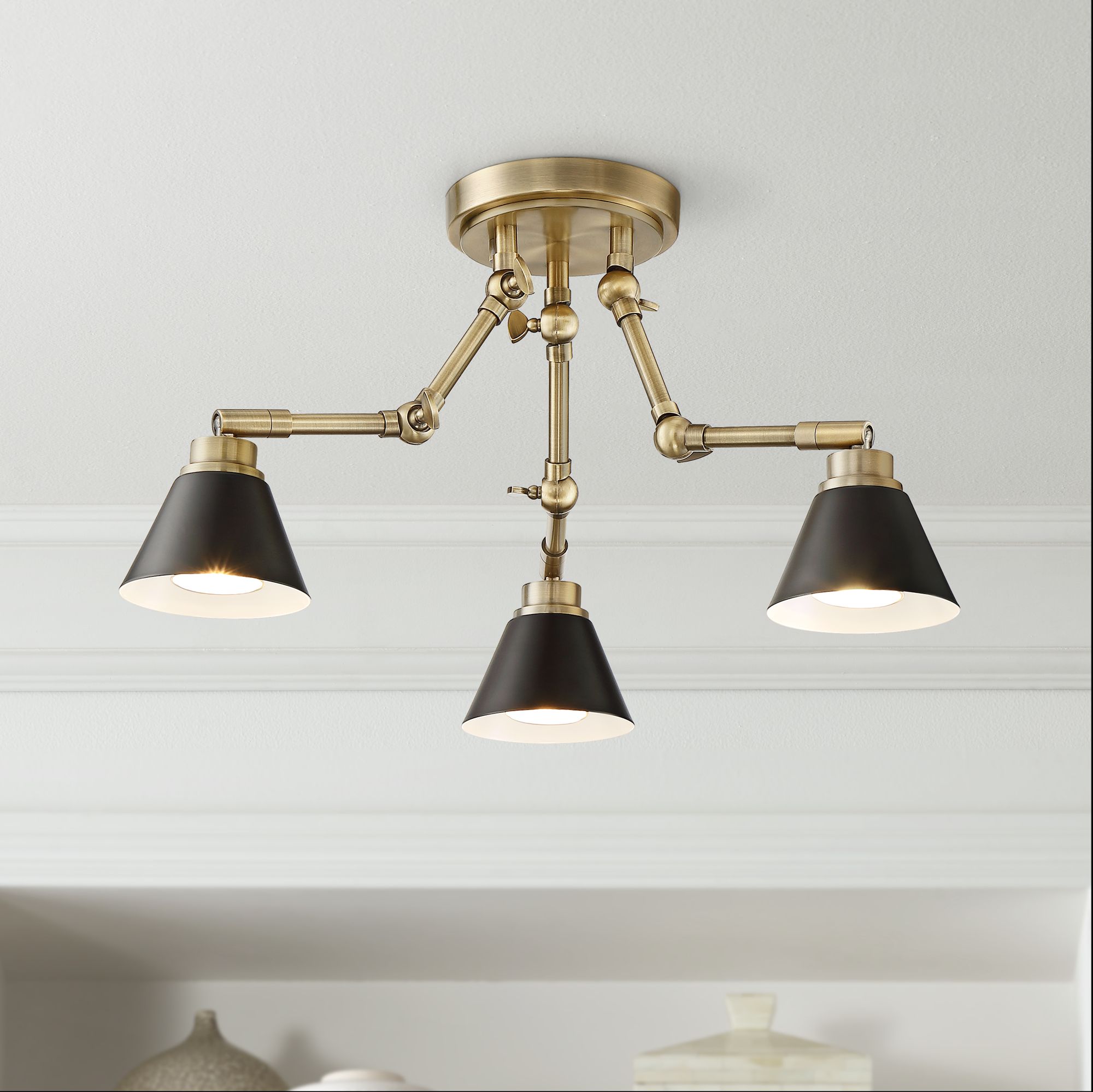 modern brass track lighting