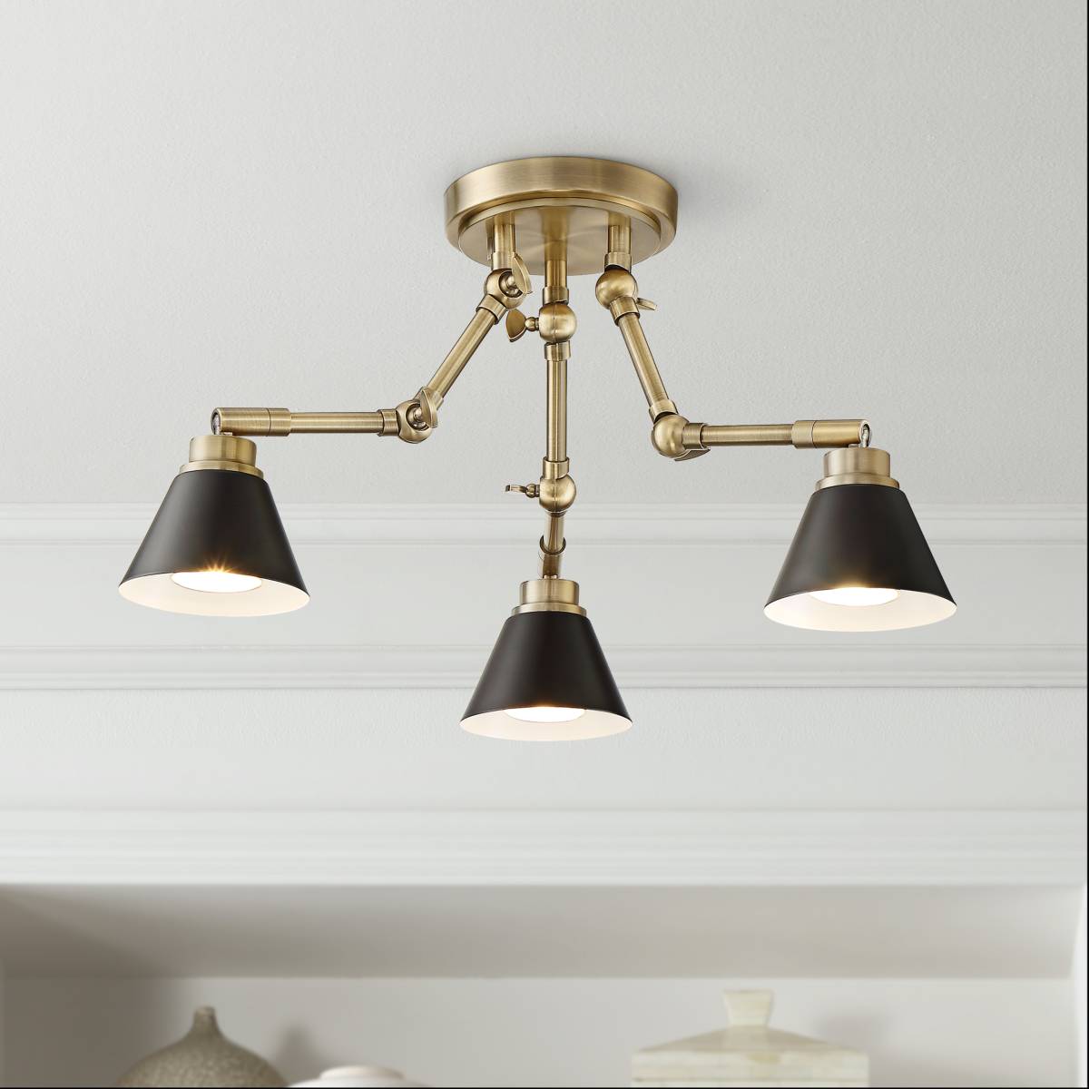 Brass - Antique Brass, Complete Track Kits, Track Lighting | Lamps Plus