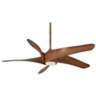 62" Artemis XL5 Distressed Koa LED DC Ceiling Fan with Remote