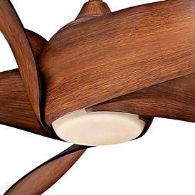 Image3 of 62" Artemis XL5 Distressed Koa LED DC Ceiling Fan with Remote more views