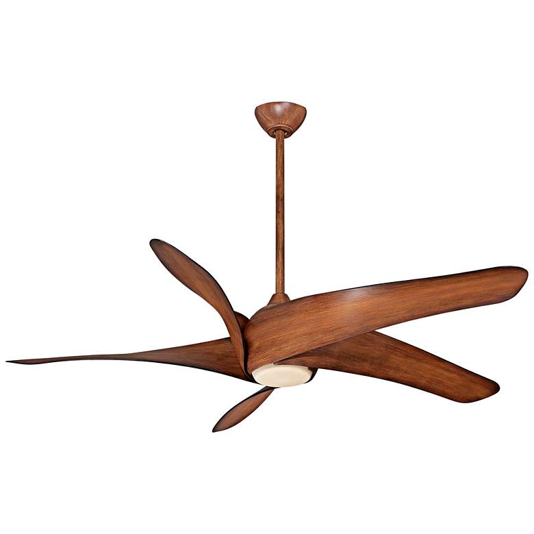 Image 6 62 inch Artemis XL5 Distressed Koa LED DC Ceiling Fan with Remote more views