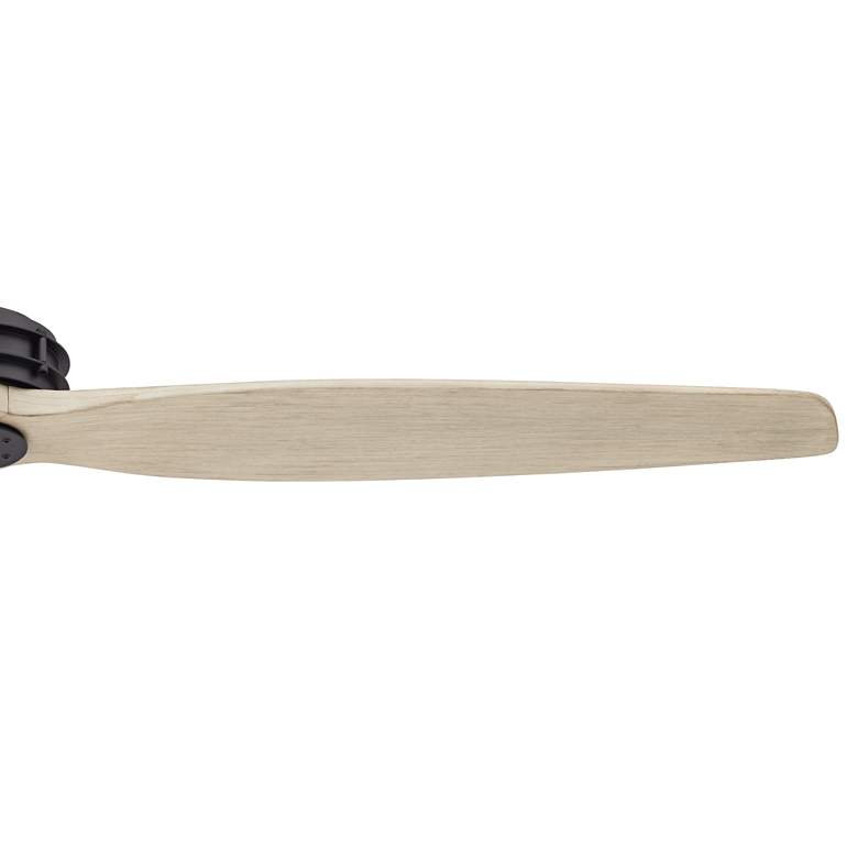 Image 4 62" Casa Vieja Coronado Aire Black-White Oak Damp Rated Fan more views