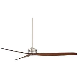 Image5 of 62" Casa Vieja Coronado Aire Brushed Steel Outdoor Fan with Remote more views