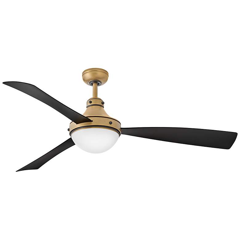 Image 2 62" Hinkley Oliver Heritage Brass LED Smart Ceiling Fan more views
