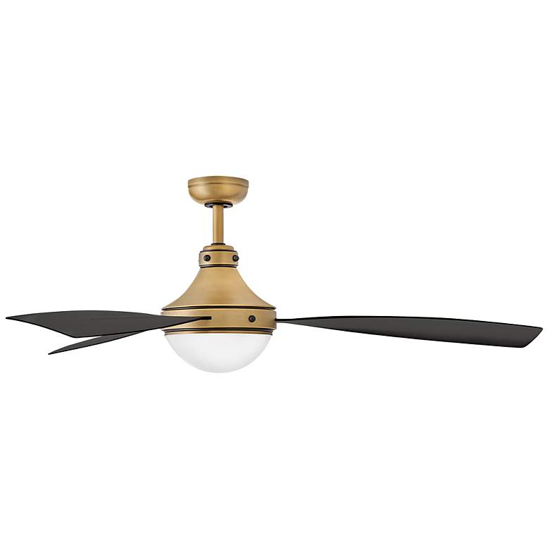 Image 4 62" Hinkley Oliver Heritage Brass LED Smart Ceiling Fan more views