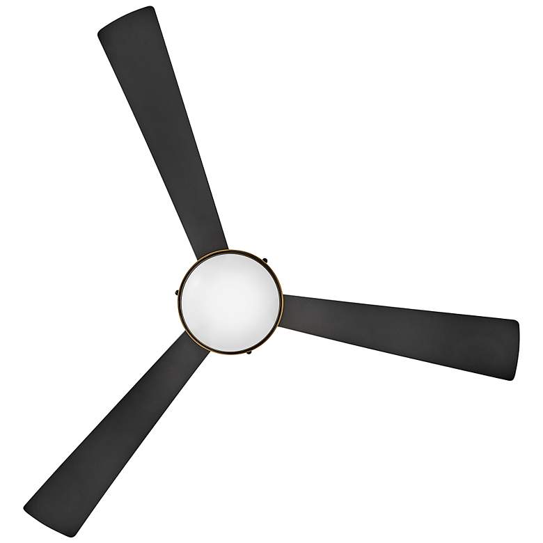 Image 5 62" Hinkley Oliver Heritage Brass LED Smart Ceiling Fan more views
