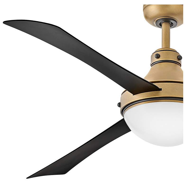 Image 6 62" Hinkley Oliver Heritage Brass LED Smart Ceiling Fan more views