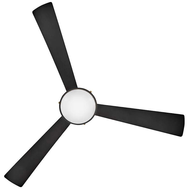 Image 5 62" Hinkley Oliver Matte Black LED Smart Ceiling Fan more views