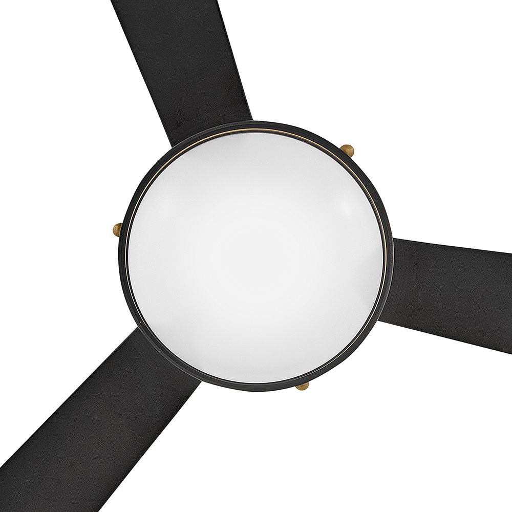62" Hinkley Oliver Matte Black LED Smart Ceiling Fan