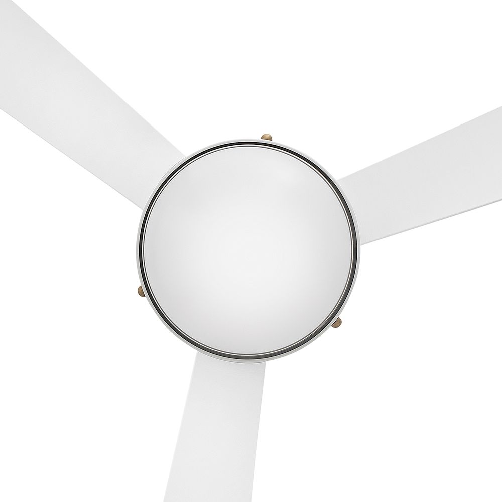 62" Hinkley Oliver Matte White LED Smart Ceiling Fan