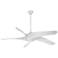 62" Minka Aire Artemis XL5 DC White Modern LED Ceiling Fan with Remote