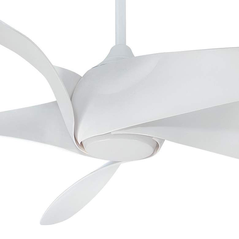 Image 3 62" Minka Aire Artemis XL5 DC White Modern LED Ceiling Fan with Remote more views