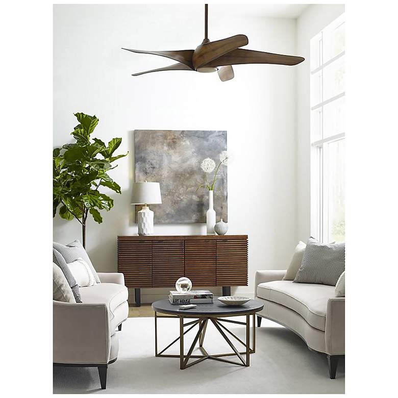 Image 6 62" Minka Aire Artemis XL5 Koa LED DC Ceiling Fan with Remote more views