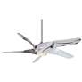 Thumbnail1 of 62" Minka Aire Artemis XL5 Liquid Nickel LED Ceiling Fan with Remote