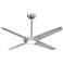 62" Minka Aire Pancake XL Brushed Nickel LED Modern Ceiling Fan