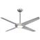 62" Minka Aire Pancake XL Brushed Nickel LED Modern Ceiling Fan