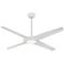 62" Minka Aire Pancake XL Flat White LED Ceiling Fan