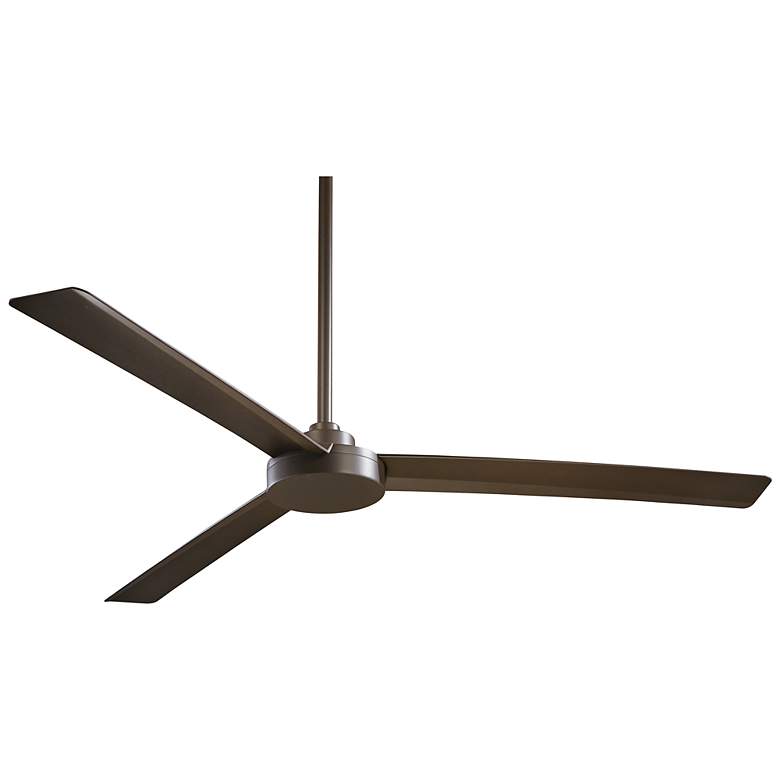 Image 2 62 inch Minka Aire Roto XL Bronze Wet Rated Ceiling Fan with Wall Control