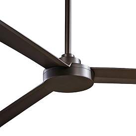 Image3 of 62" Minka Aire Roto XL Bronze Wet Rated Ceiling Fan with Wall Control more views