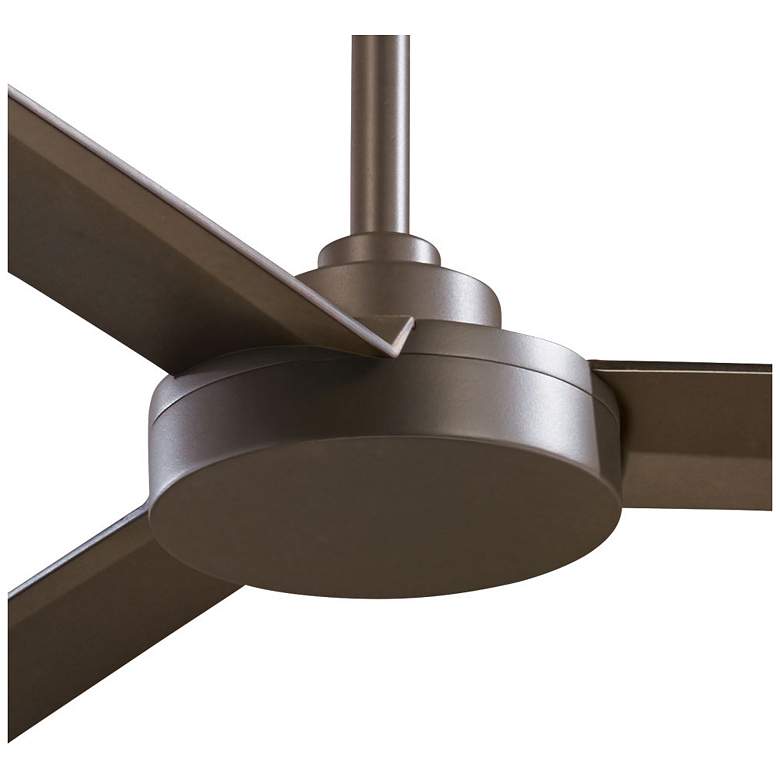 Image 5 62" Minka Aire Roto XL Bronze Wet Rated Ceiling Fan with Wall Control more views