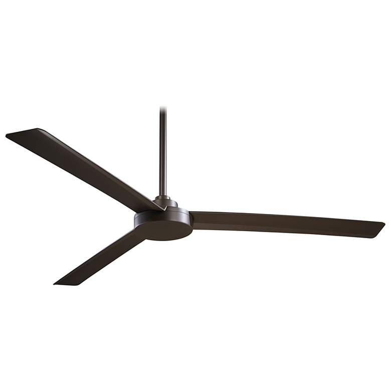 Image 6 62" Minka Aire Roto XL Bronze Wet Rated Ceiling Fan with Wall Control more views