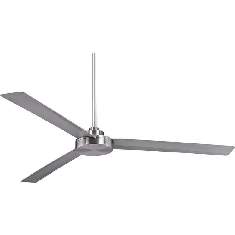 Image 2 62" Minka Aire Roto XL Brushed Aluminum Outdoor Fan with Wall Control