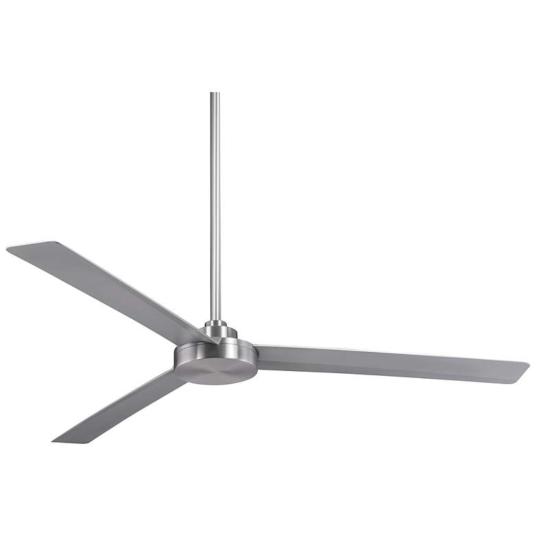 Image 2 62" Minka Aire Roto XL Brushed Aluminum Outdoor Fan with Wall Control