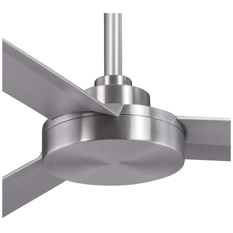 Image 3 62" Minka Aire Roto XL Brushed Aluminum Outdoor Fan with Wall Control more views