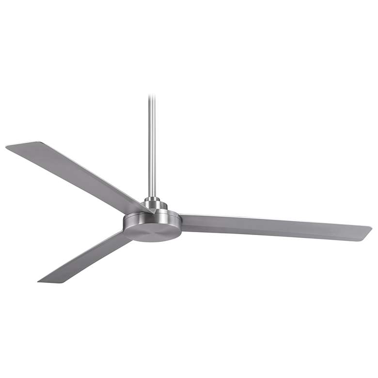 Image 5 62" Minka Aire Roto XL Brushed Aluminum Outdoor Fan with Wall Control more views