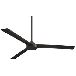 62&quot; Minka Aire Roto XL Coal Wet Rated Ceiling Fan with Wall Control