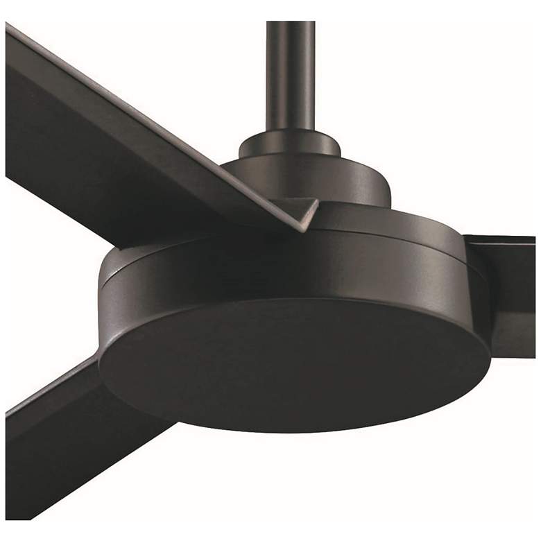 Image 3 62 inch Minka Aire Roto XL Coal Wet Rated Ceiling Fan with Wall Control more views