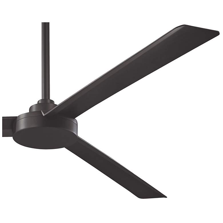 Image 4 62 inch Minka Aire Roto XL Coal Wet Rated Ceiling Fan with Wall Control more views